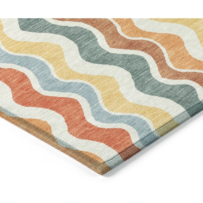 Addison Rugs Chantille Orange ACN2342 9ft. x 12ft. Rect. Rug