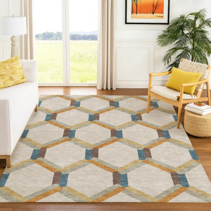 Addison Rugs Chantille Brown ACN2343 5ft. x 7ft.6in. Rect. Rug