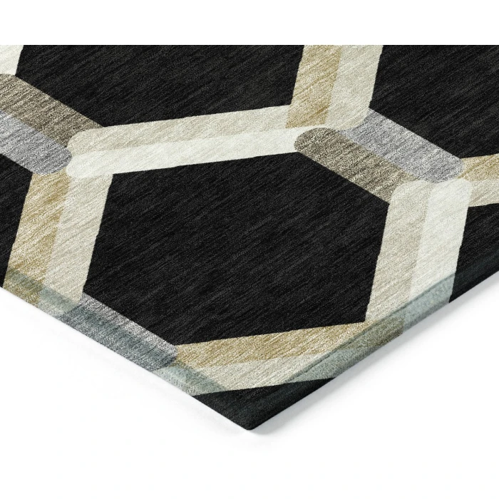 Addison Rugs Chantille Black ACN2343 8ft. x 10ft. Rect. Rug