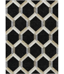 Addison Rugs Chantille Black ACN2343 5ft. x 7ft.6in. Rect. Rug