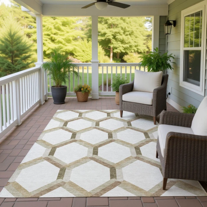 Addison Rugs Chantille Ivory ACN2343 5ft. x 7ft.6in. Rect. Rug