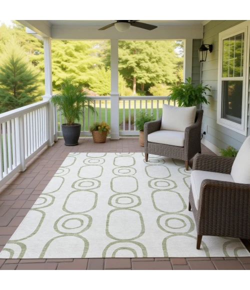 Addison Rugs Chantille Green ACN2344 8ft. x 10ft. Rect. Rug