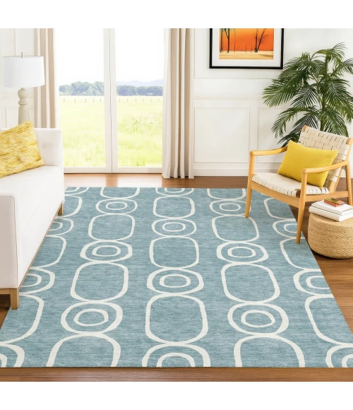 Addison Rugs Chantille Teal ACN2344 8ft. x 10ft. Rect. Rug