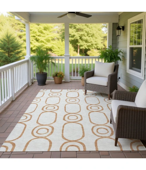 Addison Rugs Chantille Orange ACN2344 8ft. x 10ft. Rect. Rug