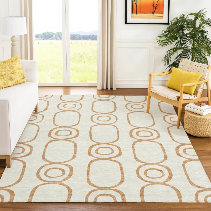 Addison Rugs Chantille Orange ACN2344 9ft. x 12ft. Rect. Rug