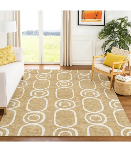Addison Rugs Chantille Gold ACN2344 8ft. x 10ft. Rect. Rug