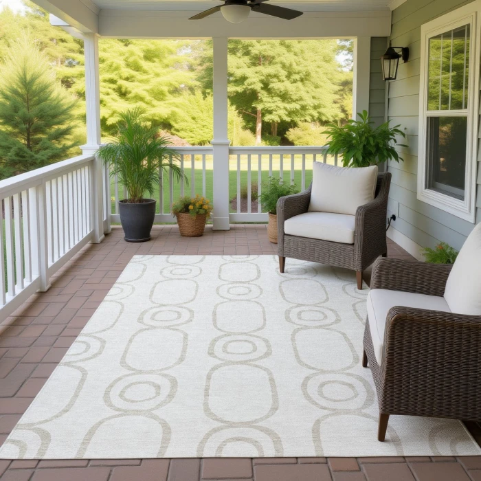 Addison Rugs Chantille Ivory ACN2344 8ft. x 10ft. Rect. Rug