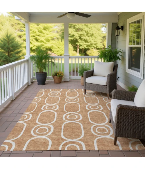 Addison Rugs Chantille Orange ACN2344 8ft. x 10ft. Rect. Rug