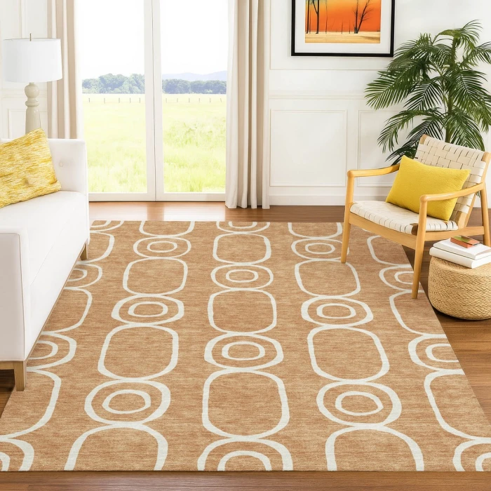Addison Rugs Chantille Orange ACN2344 5ft. x 7ft.6in. Rect. Rug