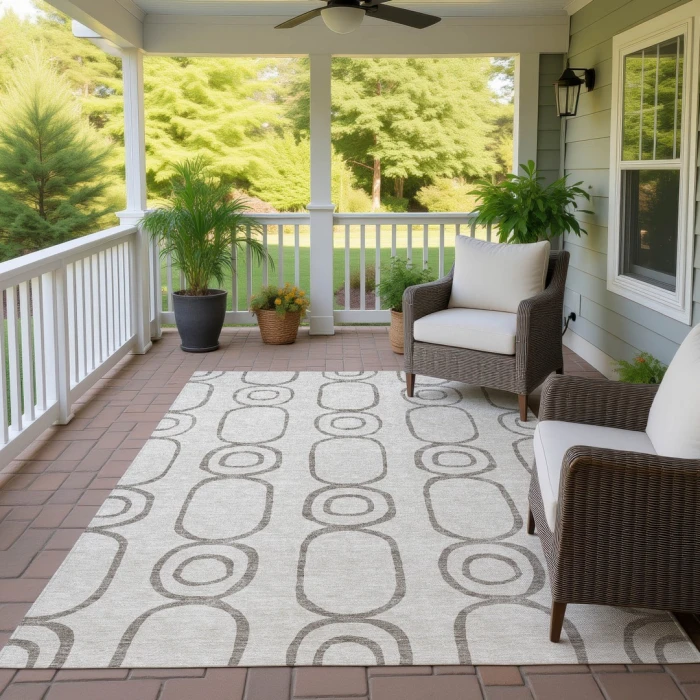 Addison Rugs Chantille Brown ACN2344 5ft. x 7ft.6in. Rect. Rug