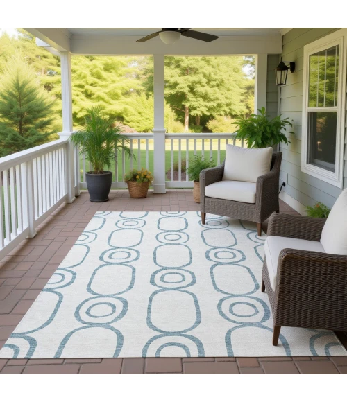 Addison Rugs Chantille Teal ACN2344 8ft. x 10ft. Rect. Rug