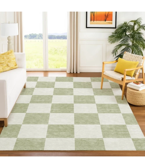 Addison Rugs Chantille Green ACN2345 9ft. x 12ft. Rect. Rug