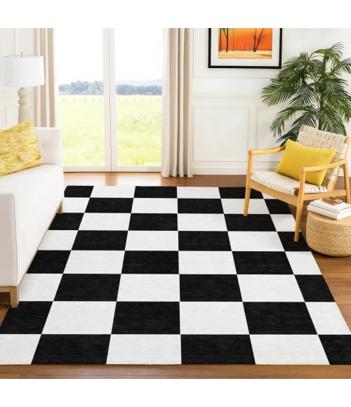 Addison Rugs Chantille Black ACN2345 9ft. x 12ft. Rect. Rug
