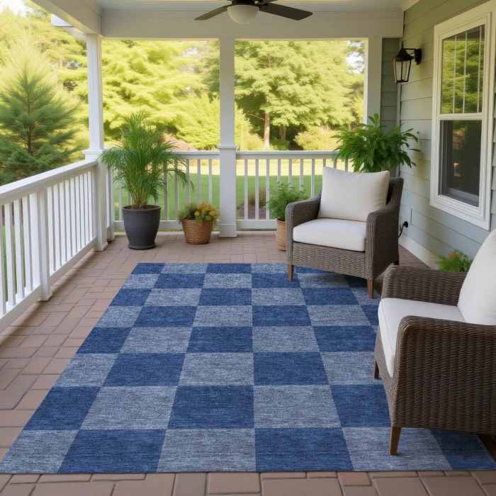 Addison Rugs Chantille Blue ACN2345 5ft. x 7ft.6in. Rect. Rug