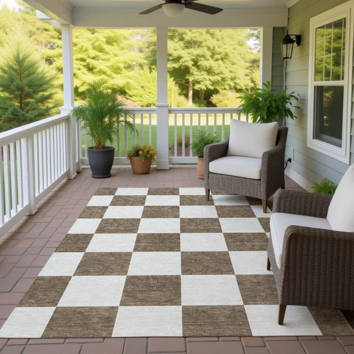 Addison Rugs Chantille Brown ACN2345 5ft. x 7ft.6in. Rect. Rug
