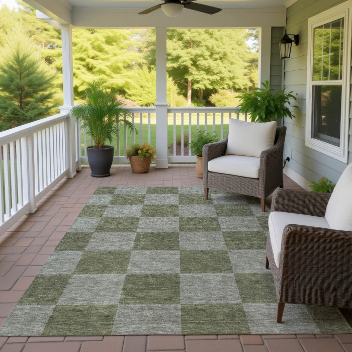 Addison Rugs Chantille Green ACN2345 5ft. x 7ft.6in. Rect. Rug