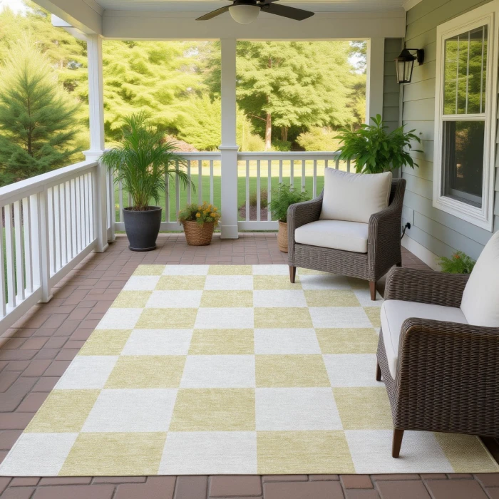 Addison Rugs Chantille Gold ACN2345 8ft. x 10ft. Rect. Rug