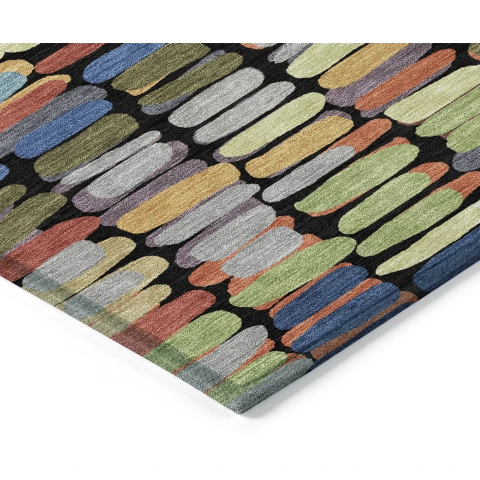 Addison Rugs Chantille Black ACN2349 5ft. x 7ft.6in. Rect. Rug