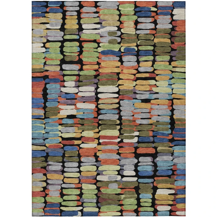 Addison Rugs Chantille Black ACN2349 5ft. x 7ft.6in. Rect. Rug