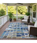 Addison Rugs Chantille Blue ACN2349 5ft. x 7ft.6in. Rect. Rug