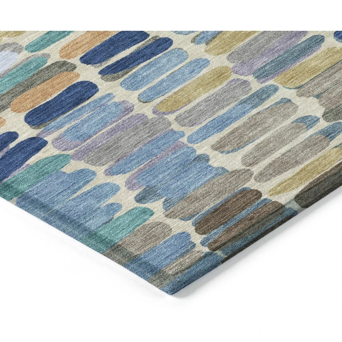 Addison Rugs Chantille Blue ACN2349 5ft. x 7ft.6in. Rect. Rug