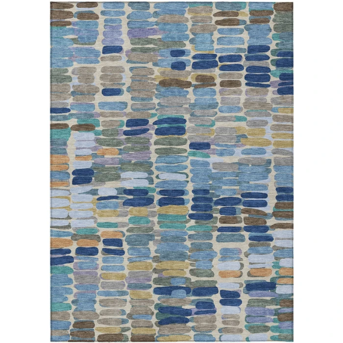 Addison Rugs Chantille Blue ACN2349 5ft. x 7ft.6in. Rect. Rug