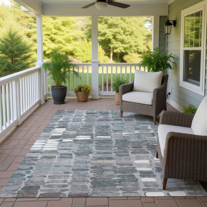 Addison Rugs Chantille Gray ACN2349 5ft. x 7ft.6in. Rect. Rug