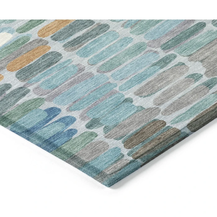 Addison Rugs Chantille Teal ACN2349 8ft. x 10ft. Rect. Rug