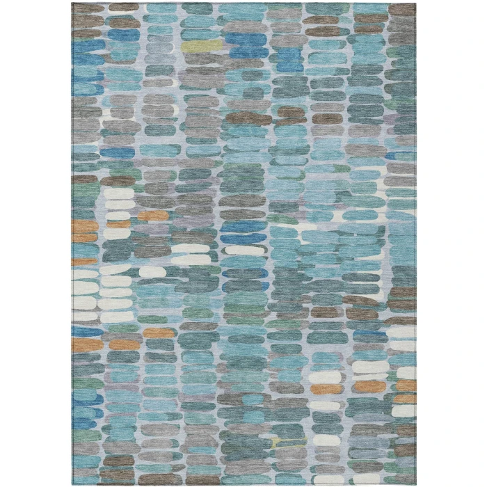 Addison Rugs Chantille Teal ACN2349 8ft. x 10ft. Rect. Rug