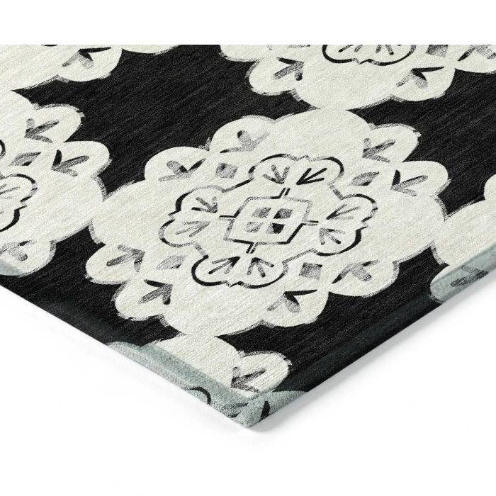 Addison Rugs Chantille Black ACN2352 5ft. x 7ft.6in. Rect. Rug