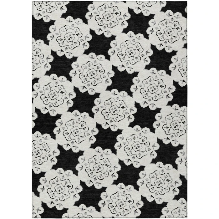 Addison Rugs Chantille Black ACN2352 5ft. x 7ft.6in. Rect. Rug