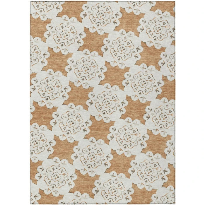 Addison Rugs Chantille Orange ACN2352 5ft. x 7ft.6in. Rect. Rug