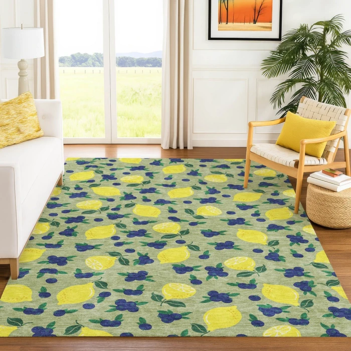 Addison Rugs Chantille Green ACN2354 8ft. x 10ft. Rect. Rug