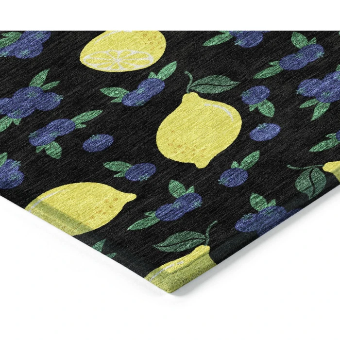 Addison Rugs Chantille Black ACN2354 8ft. x 10ft. Rect. Rug