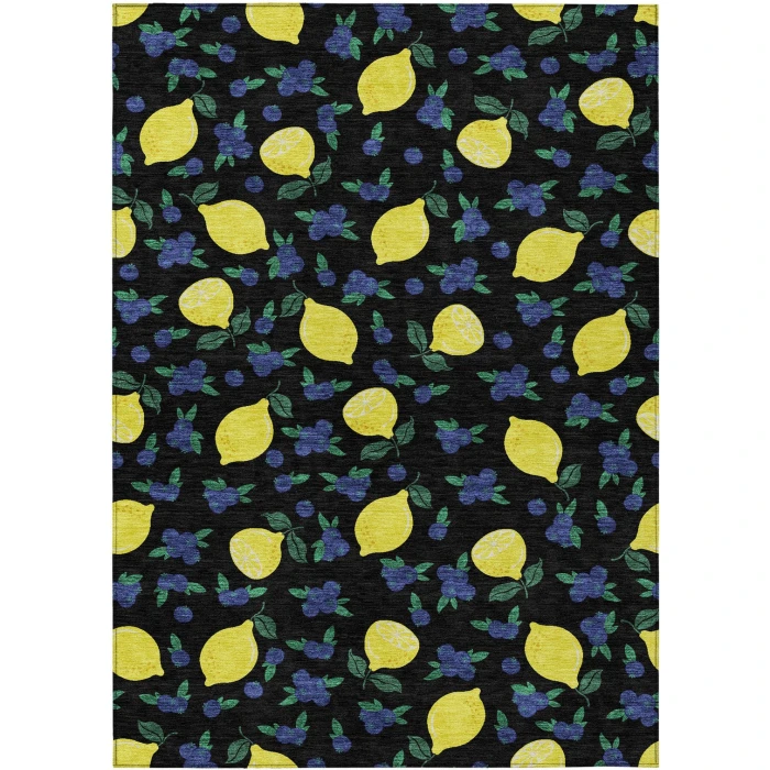 Addison Rugs Chantille Black ACN2354 8ft. x 10ft. Rect. Rug