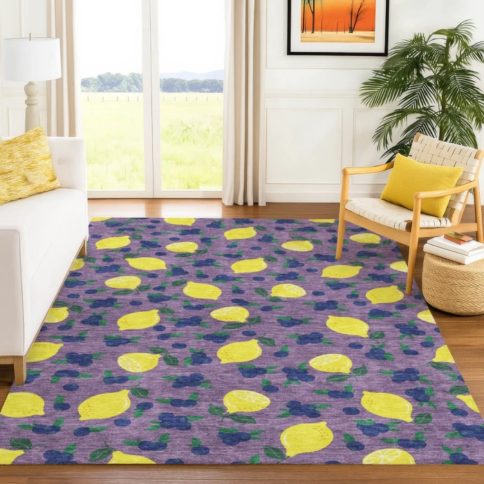 Addison Rugs Chantille Purple ACN2354 8ft. x 10ft. Rect. Rug