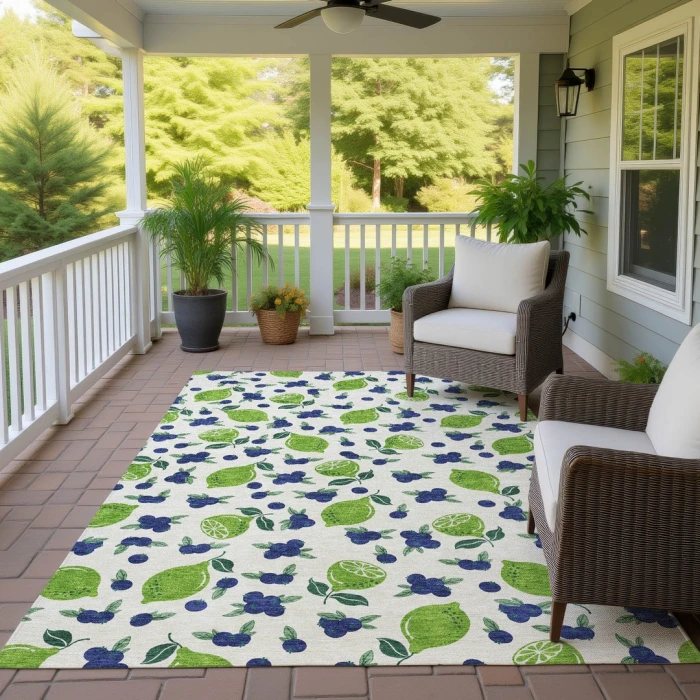 Addison Rugs Chantille Ivory ACN2354 8ft. x 10ft. Rect. Rug