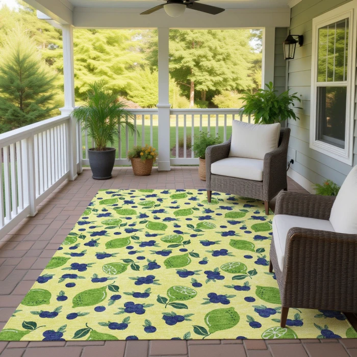 Addison Rugs Chantille Gold ACN2354 8ft. x 10ft. Rect. Rug