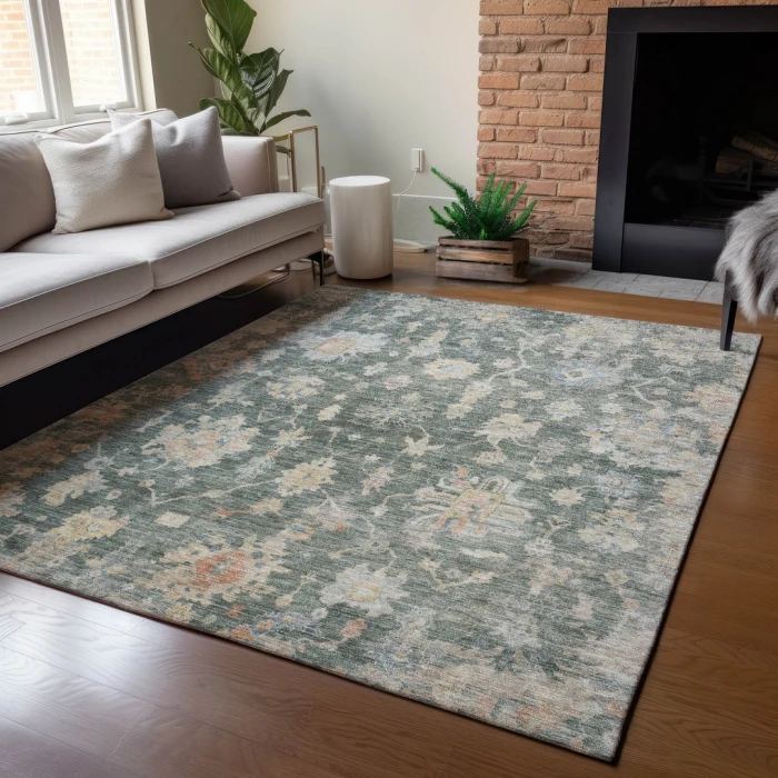 Addison Rugs Chantille Green ACN2355 5ft. x 7ft.6in. Rect. Rug