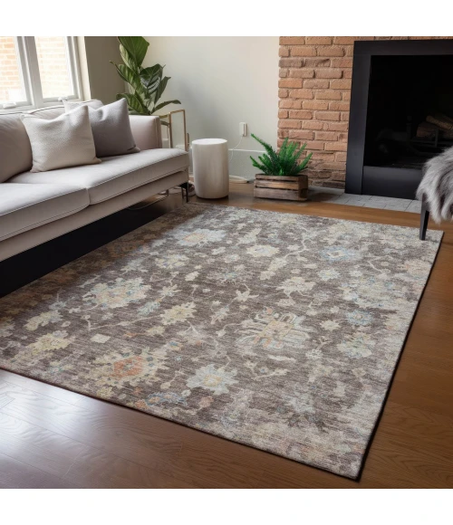 Addison Rugs Chantille Brown ACN2355 9ft. x 12ft. Rect. Rug