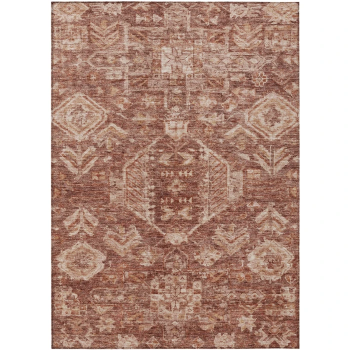 Addison Rugs Chantille Orange ACN2356 9ft. x 12ft. Rect. Rug