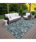 Addison Rugs Chantille Teal ACN2356 5ft. x 7ft.6in. Rect. Rug