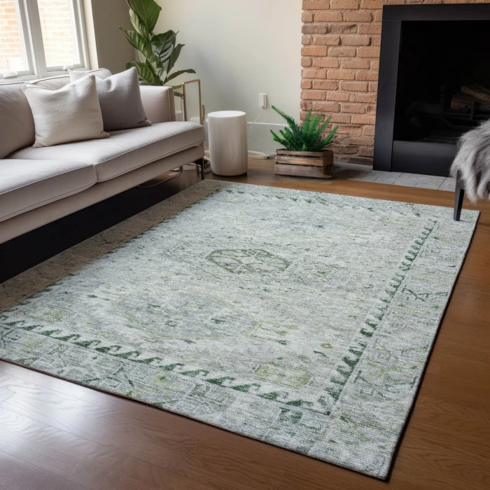 Addison Rugs Chantille Green ACN2357 5ft. x 7ft.6in. Rect. Rug
