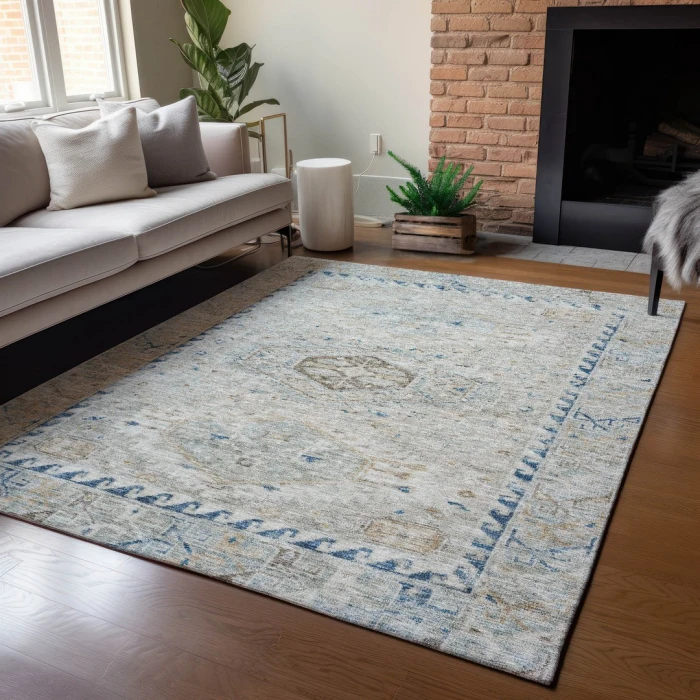Addison Rugs Chantille Ivory ACN2357 5ft. x 7ft.6in. Rect. Rug