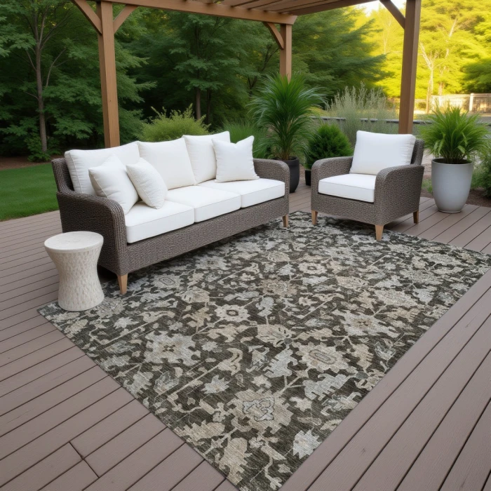 Addison Rugs Chantille Brown ACN2358 8ft. x 10ft. Rect. Rug