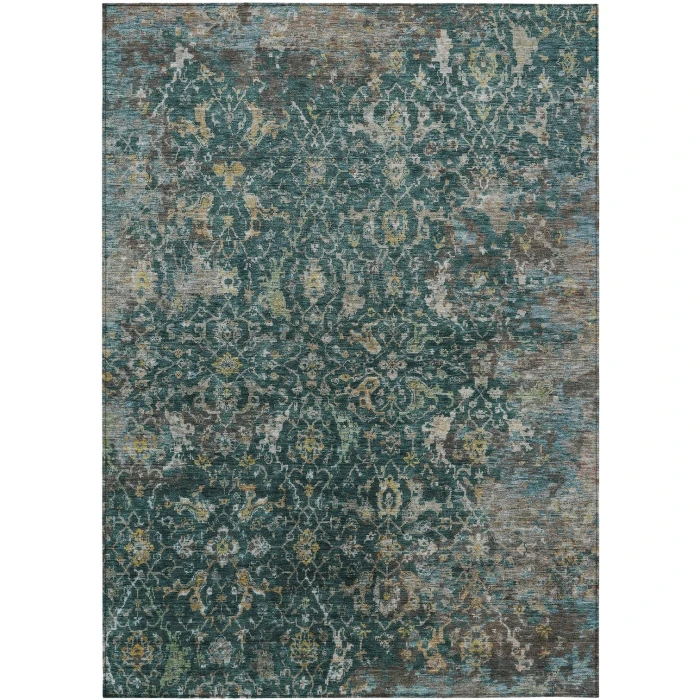 Addison Rugs Chantille Teal ACN2359 9ft. x 12ft. Rect. Rug
