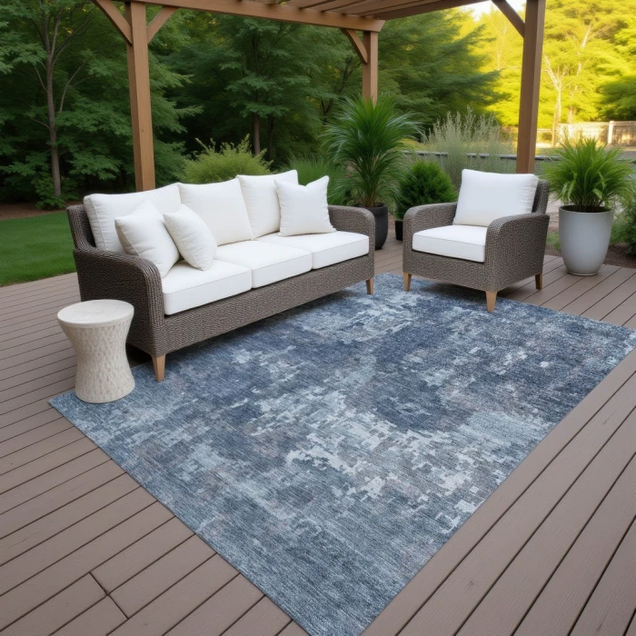 Addison Rugs Chantille Blue ACN2361 5ft. x 7ft.6in. Rect. Rug