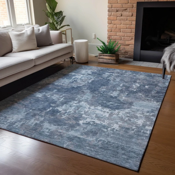 Addison Rugs Chantille Blue ACN2361 5ft. x 7ft.6in. Rect. Rug