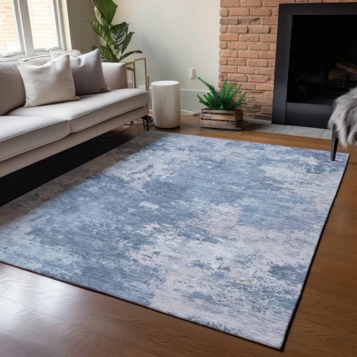 Addison Rugs Chantille Blue ACN2364 9ft. x 12ft. Rect. Rug