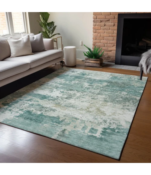 Addison Rugs Chantille Green ACN2366 9ft. x 12ft. Rect. Rug